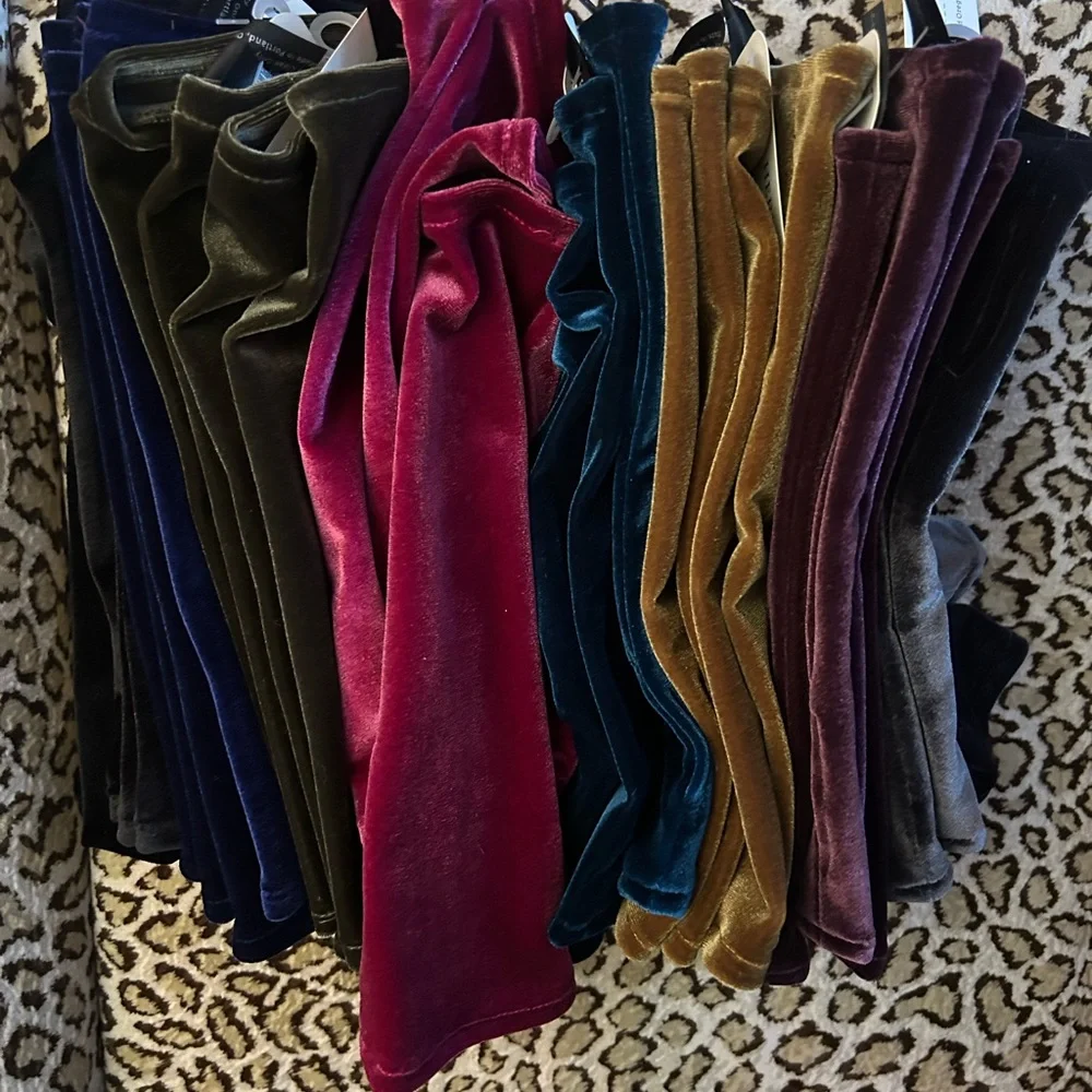 Luxurious Velvet Fingerless Gloves in lots of colors